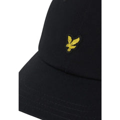 Lyle & Scott Black Cotton Cap (Baseball Hat) - UNI