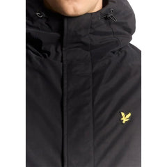 Lyle & Scott Black Polyester Parka - IT48 | L