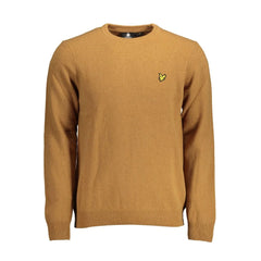 Lyle & Scott Brown Wool Men Sweater - S - Sweaters