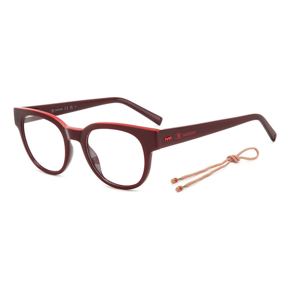 M Missoni Red Resin Frames - Eyeglasses