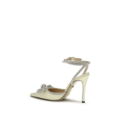 MACH & MACH Bicolor Silk High Heel Pumps