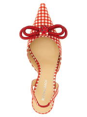 MACH & MACH Multicolor Cotton-Like Mid Heel Pumps - EU36.5/US6.5