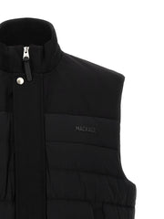 Mackage Black Nylon Sleeveless Jacket
