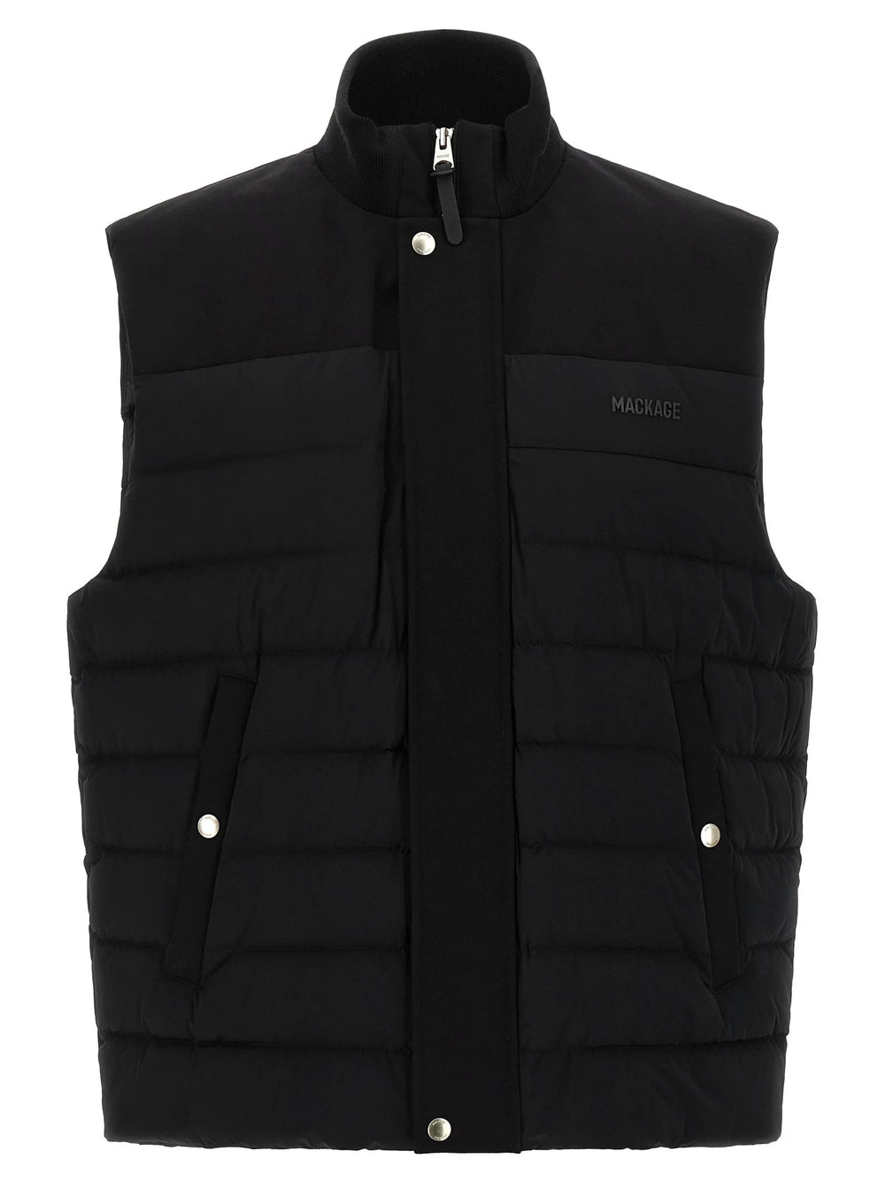 Mackage Black Nylon Sleeveless Jacket