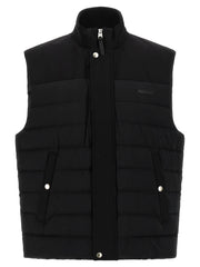 Mackage Black Nylon Sleeveless Jacket