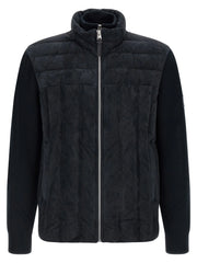 Mackage Blue Virgin Wool Full-Length Jacket