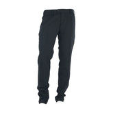 Made in Italy Black Polyester Men Pants - Trousers