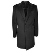 Made in Italy Black Wool Coat