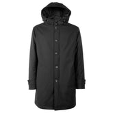 Made in Italy Black Wool Men’s Jacket - IT46 | S