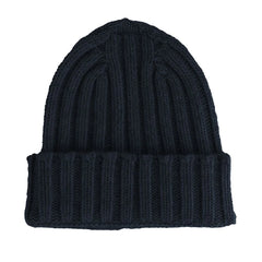 Made in Italy Blue Cashmere Hat - UNI - Beanies