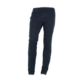 Made in Italy Blue Cotton Men’s Trouser - IT52 | XL - Trousers