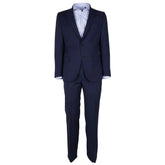 Made in Italy Blue Wool Men Suit - IT46 | S - Suits