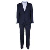 Made in Italy Blue Wool Men’s Suit - IT46 | S - Suits