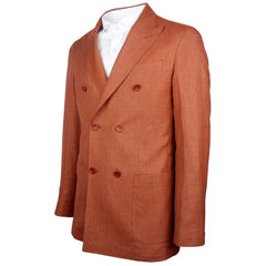 Made in Italy Brown Linen Blazer - IT50 | L