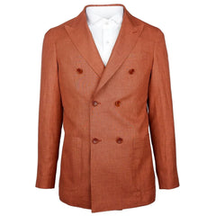Made in Italy Brown Linen Blazer - IT50 | L
