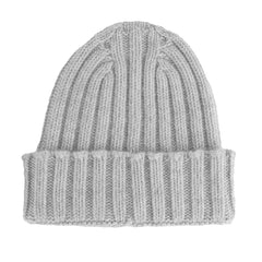 Made in Italy Gray Cashmere Hat - UNI - Beanies
