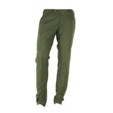 Made in Italy Green Cotton Men Pant - Trousers