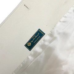 Made in Italy White Wool Women Coat