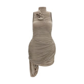 Rochie cocktail beige cupru Magda Butrym - IT36 | XS