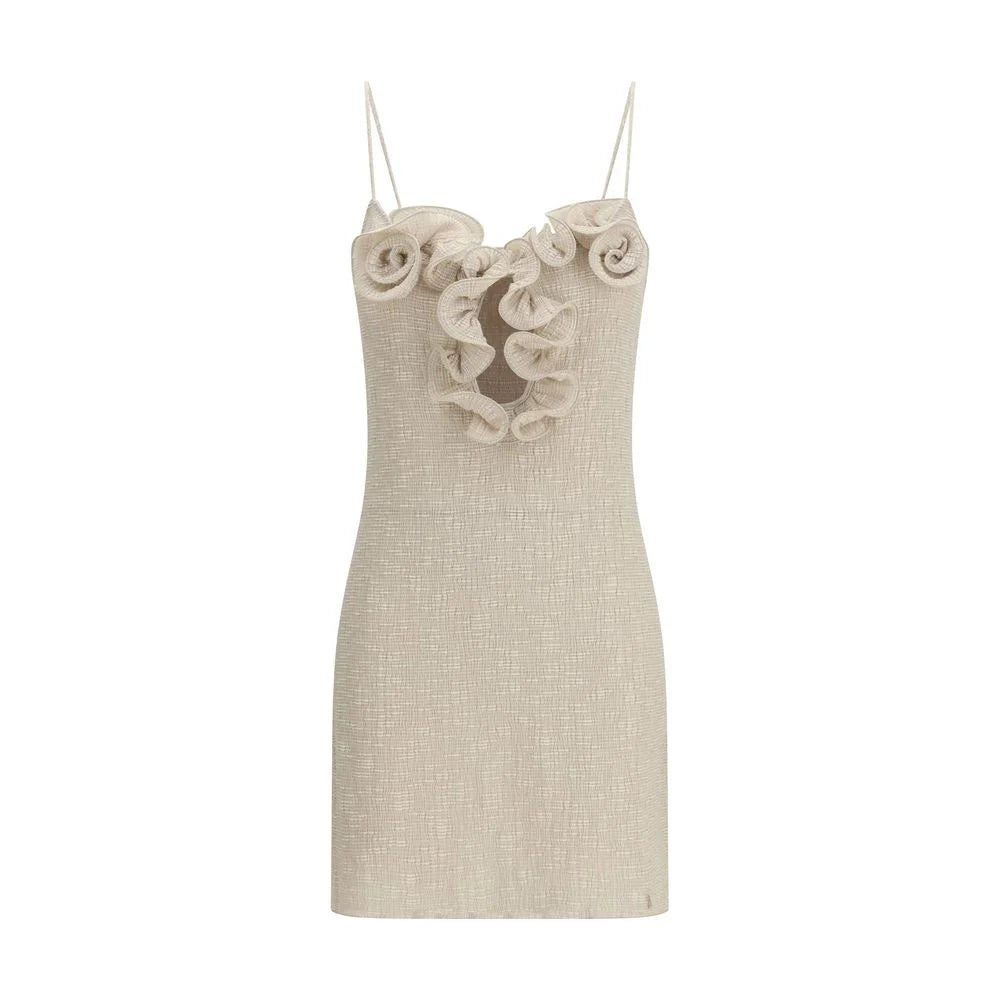 Magda Butrym Beige Lyocell Casual Dress - IT38 | S