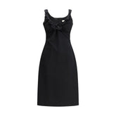 Magda Butrym Black Cotton Casual Dress