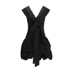 Magda Butrym Black Cotton Cocktail Dress - IT40 | M