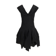 Magda Butrym Black Cotton Cocktail Dress - IT40 | M