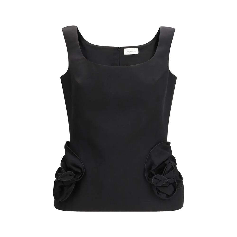 Magda Butrym Black Cotton Shirt - IT36 | XS