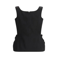 Magda Butrym Black Cotton Shirt - IT36 | XS