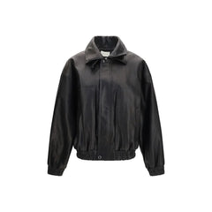 Magda Butrym Black Lambskin Leather Jacket - IT38 | S