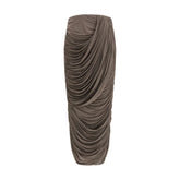 Magda Butrym Brown Copper Midi Skirt - IT38 | S