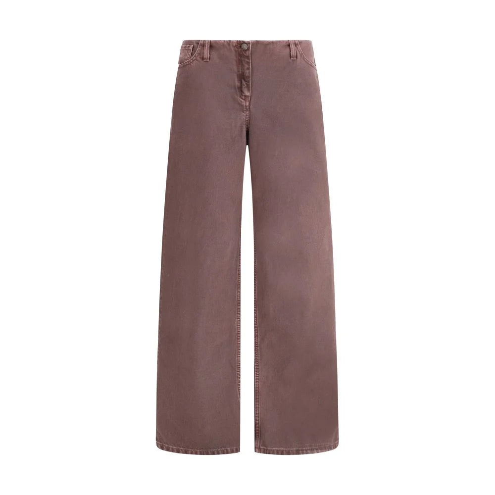 Magda Butrym Brown Cotton Relaxed Fit Jeans - IT38 | S