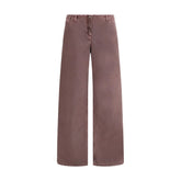 Magda Butrym Brown Cotton Relaxed Fit Jeans - IT38 | S