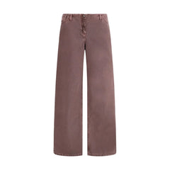 Magda Butrym Brown Cotton Relaxed Fit Jeans - IT38 | S
