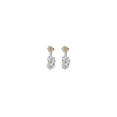 Magda Butrym Gold Pearl Earrings - One Size