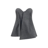 Magda Butrym Gray Wool Oves Aries Corset - 34 | XXS
