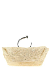 Magda Butrym White Silk Clutch Bag