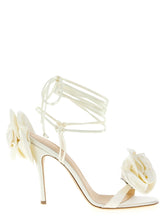 Magda Butrym White Viscose Stiletto Heel Sandals - EU40/US10