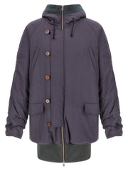 Magliano Purple Virgin Wool Parka - L