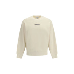 Hanorac din bumbac beige Maison Kitsuné