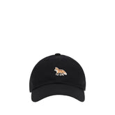 Maison Kitsuné Black Cotton Cap (Baseball Hat) - UNI