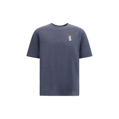 Maison Kitsuné Blue Cotton T-Shirt