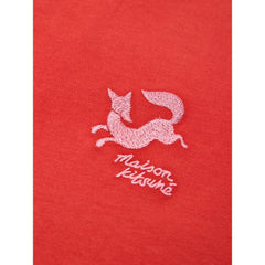 Maison Kitsuné Red Cotton T-Shirt - L - T-Shirts