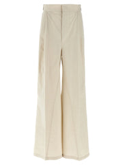 Maison Margiela Beige Cotton Casual Pants