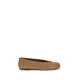 Maison Margiela Beige Lamb Ovis Aries Ballet Flats - EU37/US7