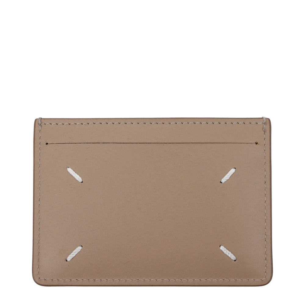 Maison Margiela Beige Leather Cardholder
