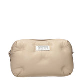 Maison Margiela Beige Leather Clutch Bag