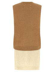 Maison Margiela Beige Virgin Wool Sleeveless Jacket