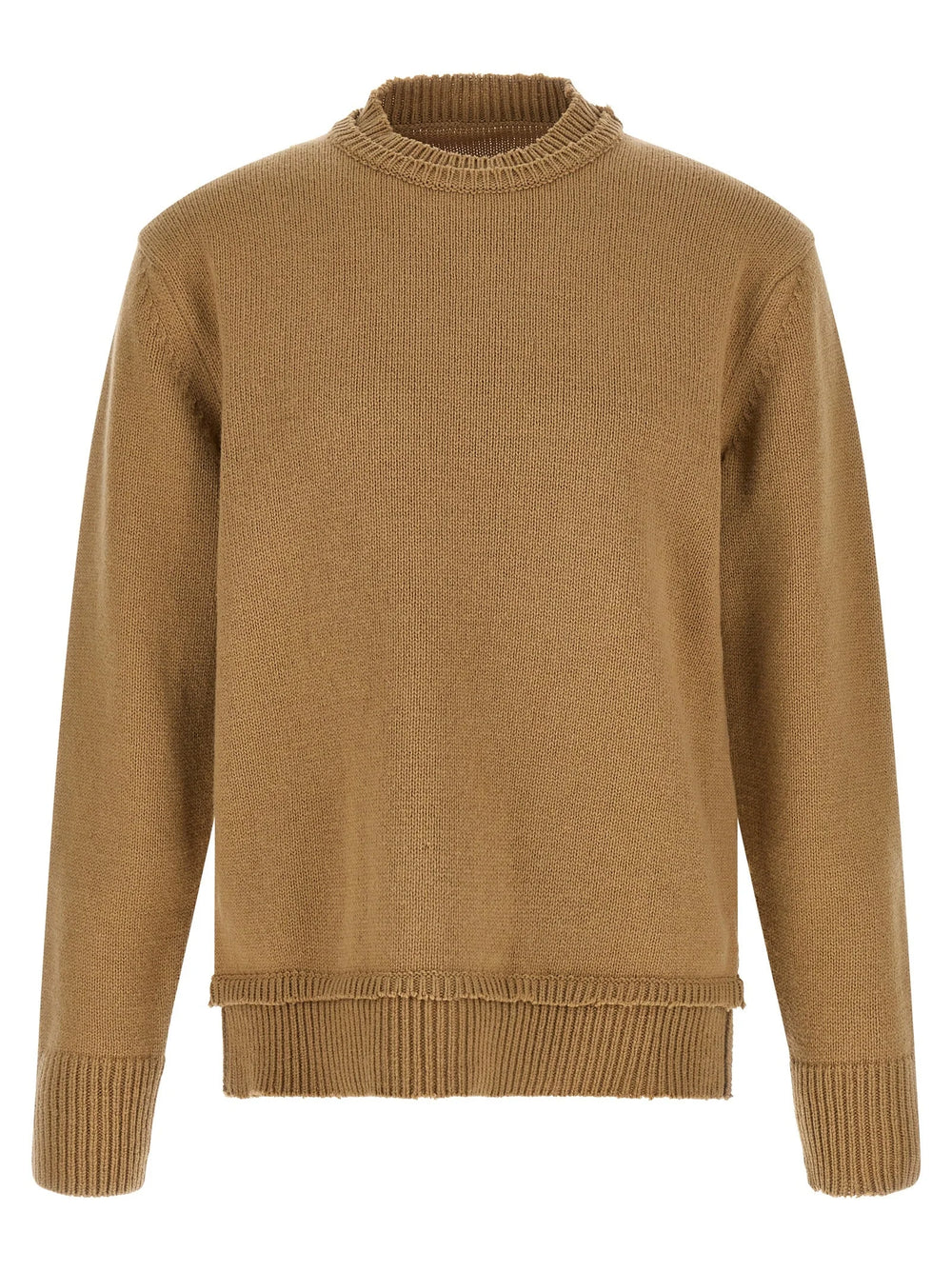 Maison Margiela Beige Wool Cardigan - L