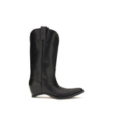 Maison Margiela Black Calf Leather Bos Taurus Boots